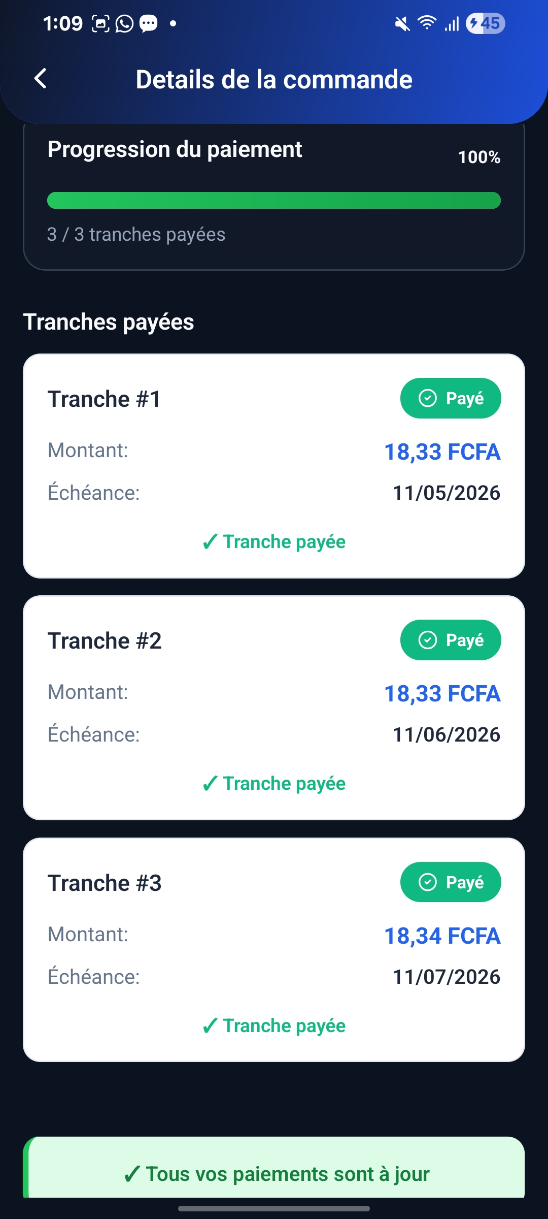 SmallPay Order Detail
